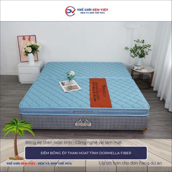 Đệm bông ép Kim Cương than hoạt tính Dormella Fiber 2